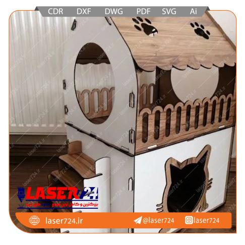 تصویر طرح جای خواب گربه #1